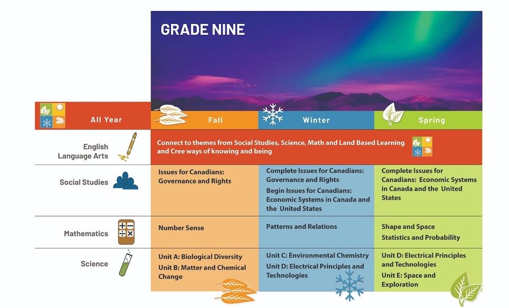 grade 9 curriculum