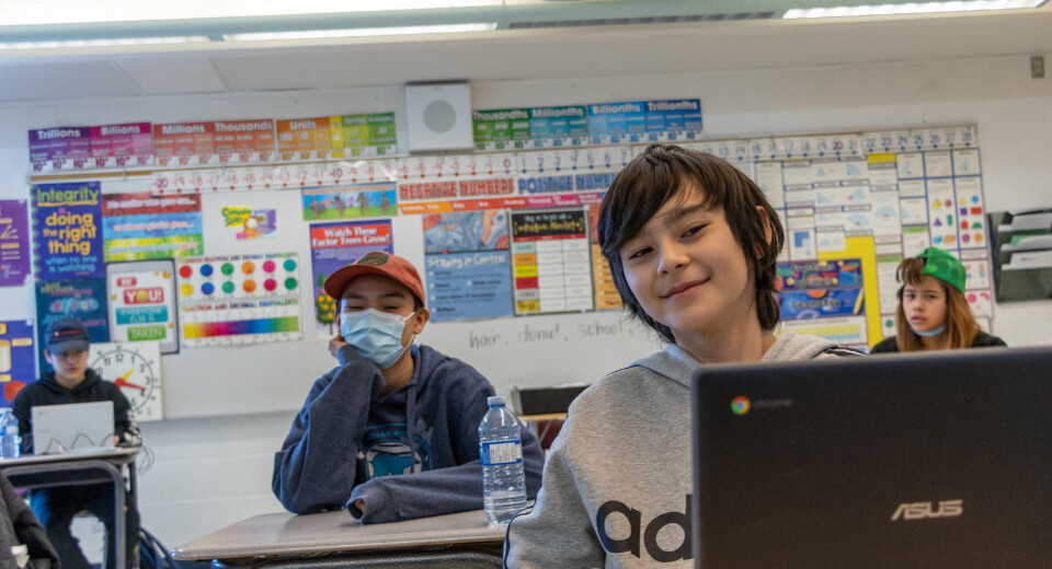 students in classroom