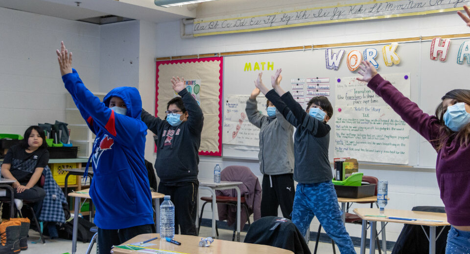 students in classroom