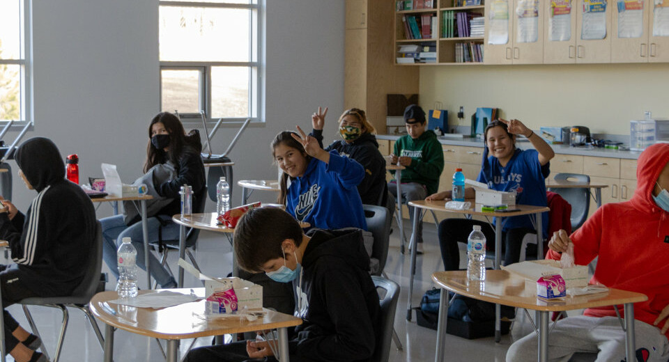 students in classroom