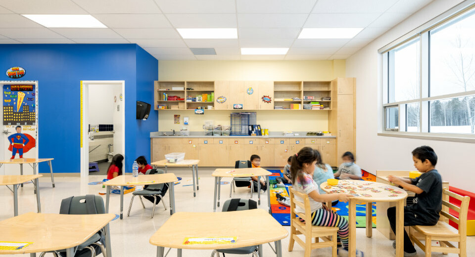 students in classroom