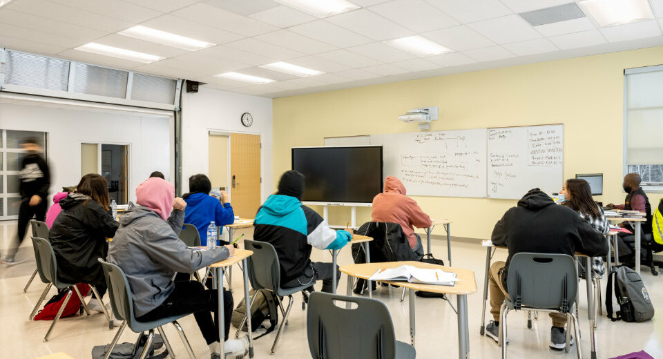 older students in classroom